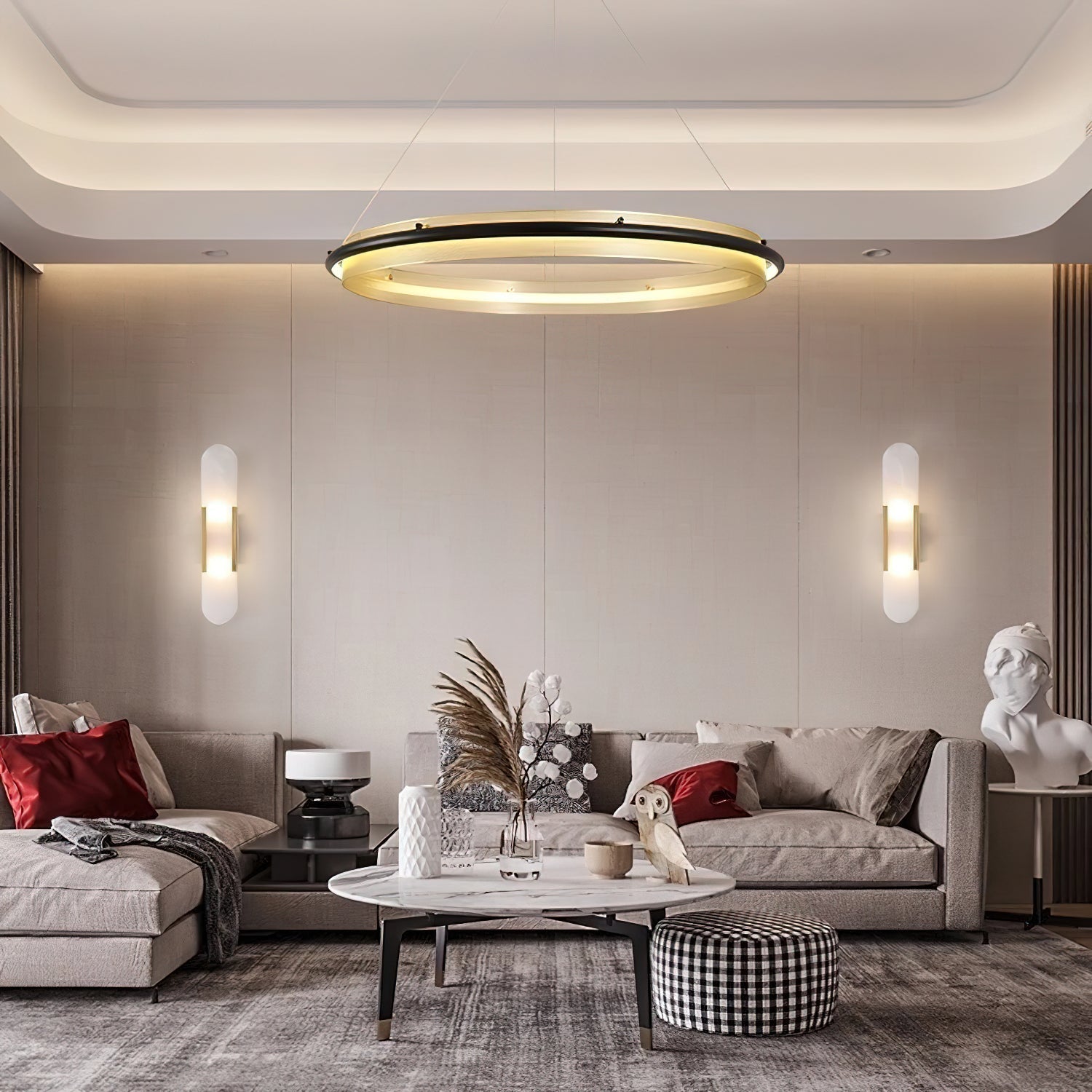 Himinuvyo Modern Minimalist LED Chandelier - Neutralighting