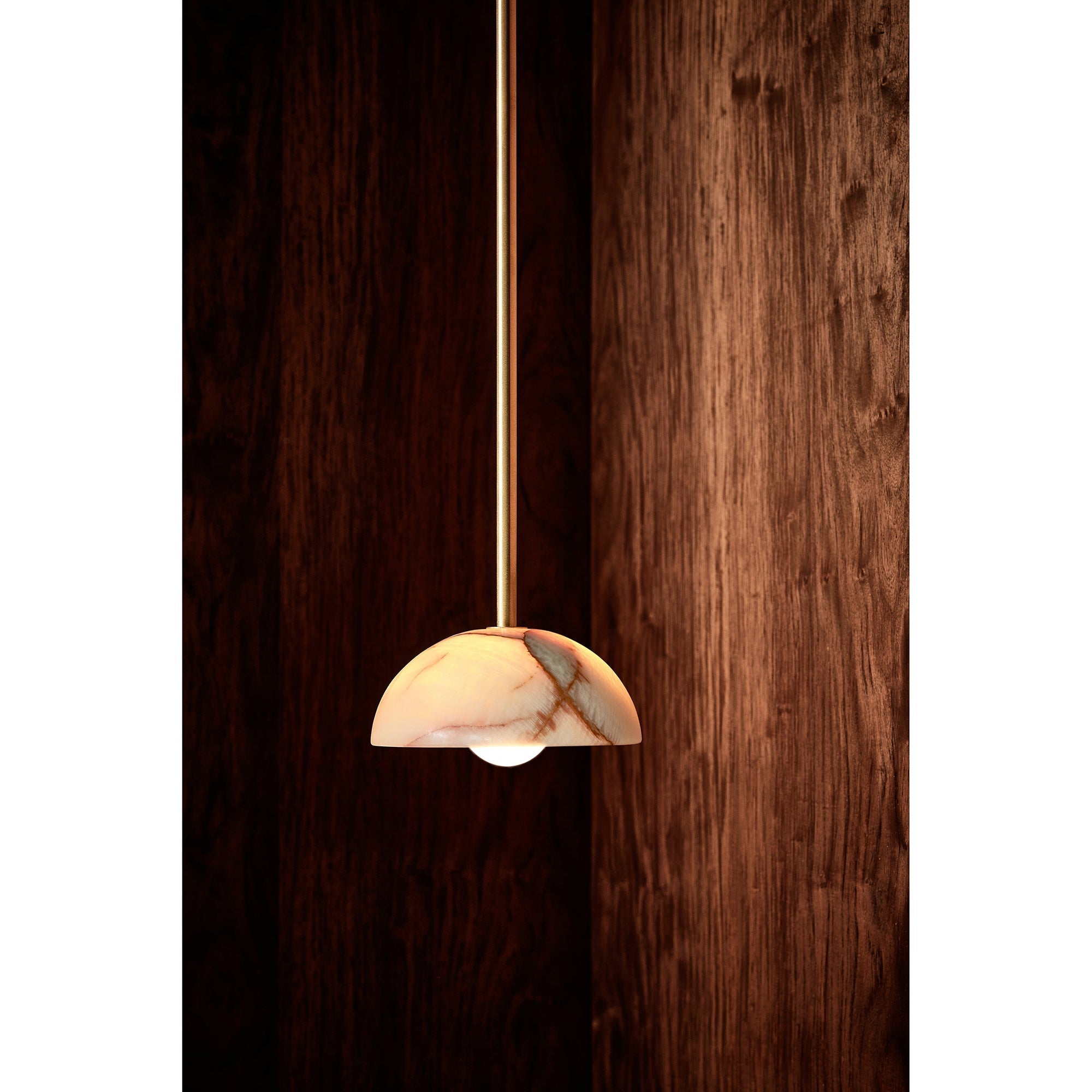 Aurelia Modern Minimalist Elegance Brass Metal Glass Pendant Lamp - Neutralighting
