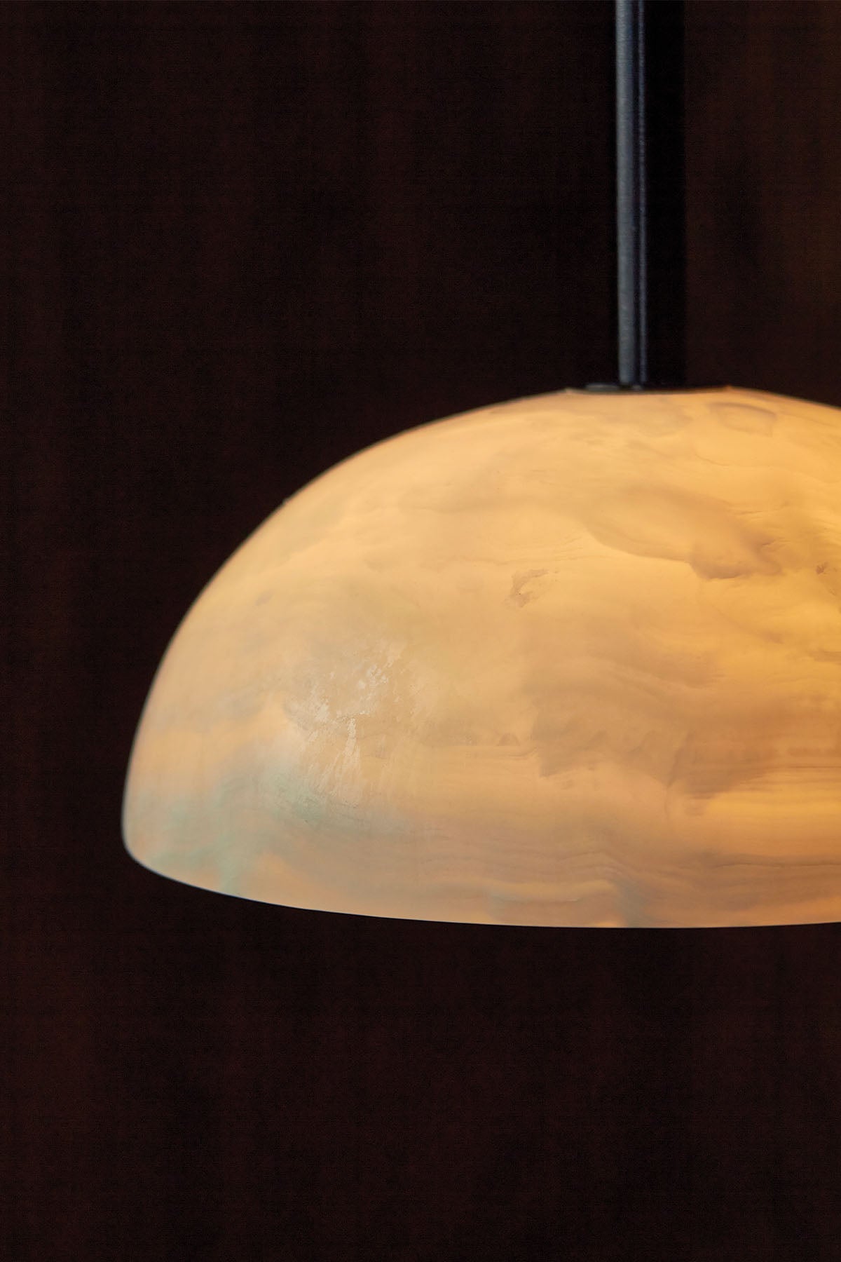 Aurelia Modern Minimalist Elegance Brass Metal Glass Pendant Lamp - Neutralighting