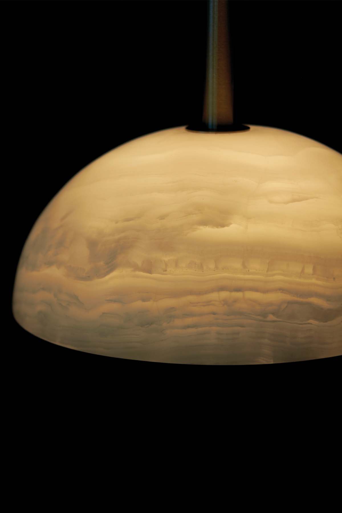 Aurelia Modern Minimalist Elegance Brass Metal Glass Pendant Lamp - Neutralighting