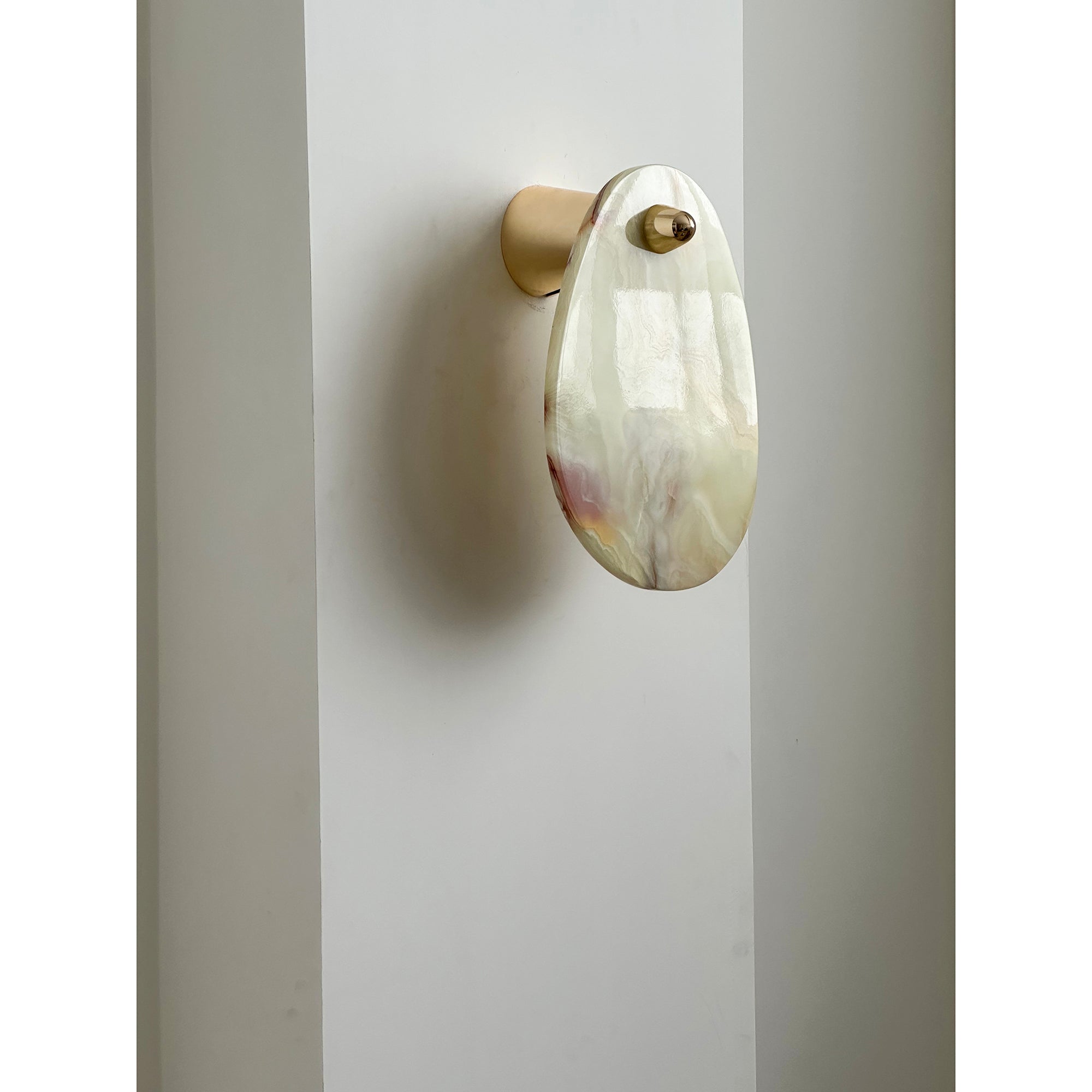 Norduvys Modern Luxurious Metal Marble Wall Lamp - Neutralighting
