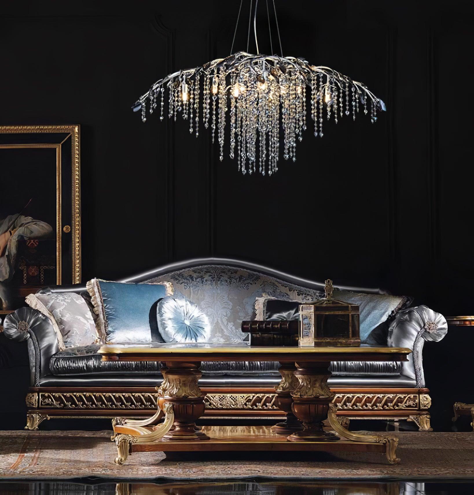 Ucaryra Postmodern Luxury Twilight Crystal Chandelier - Blowlighting
