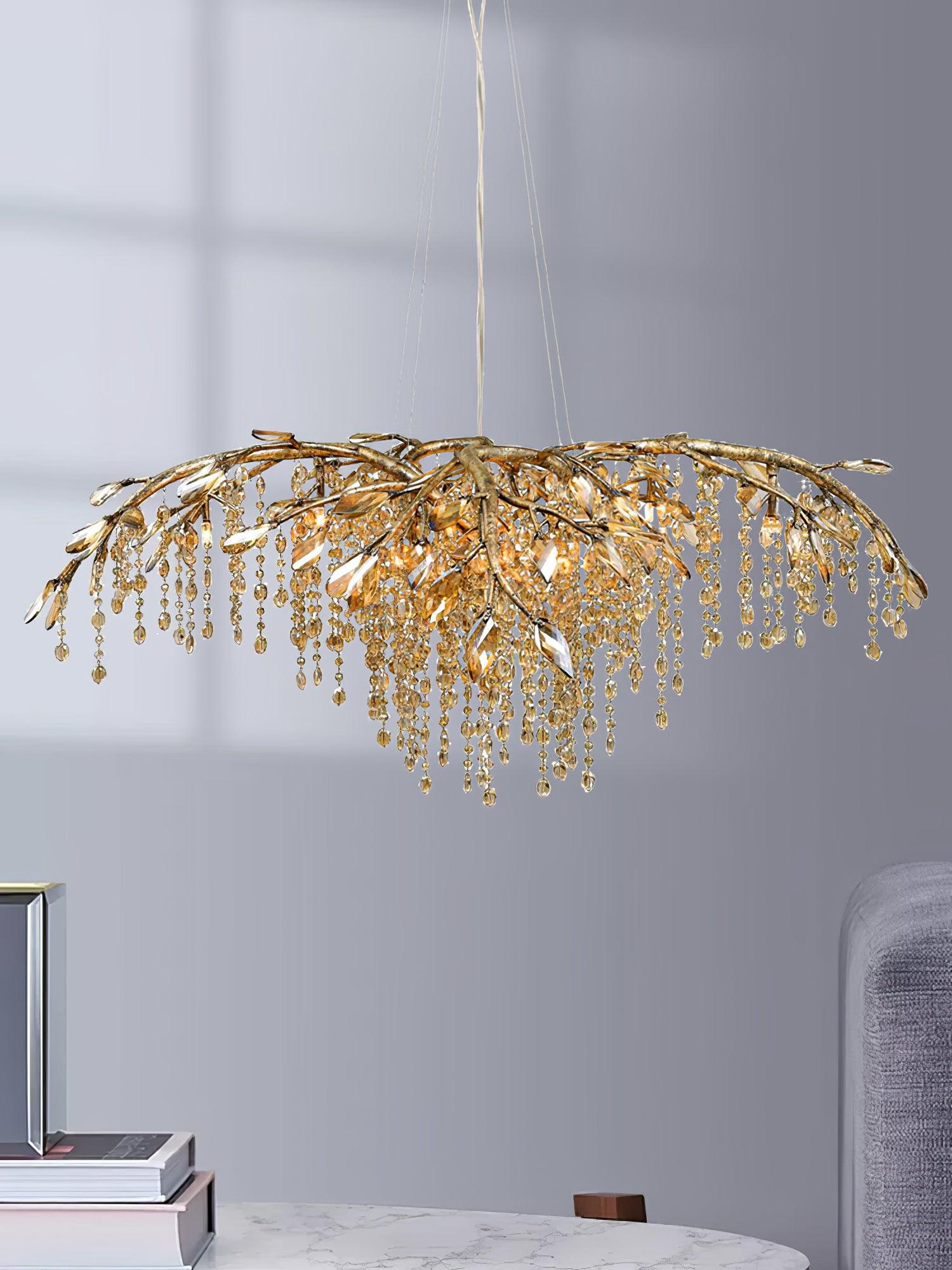Ucaryra Postmodern Luxury Twilight Crystal Chandelier - Blowlighting