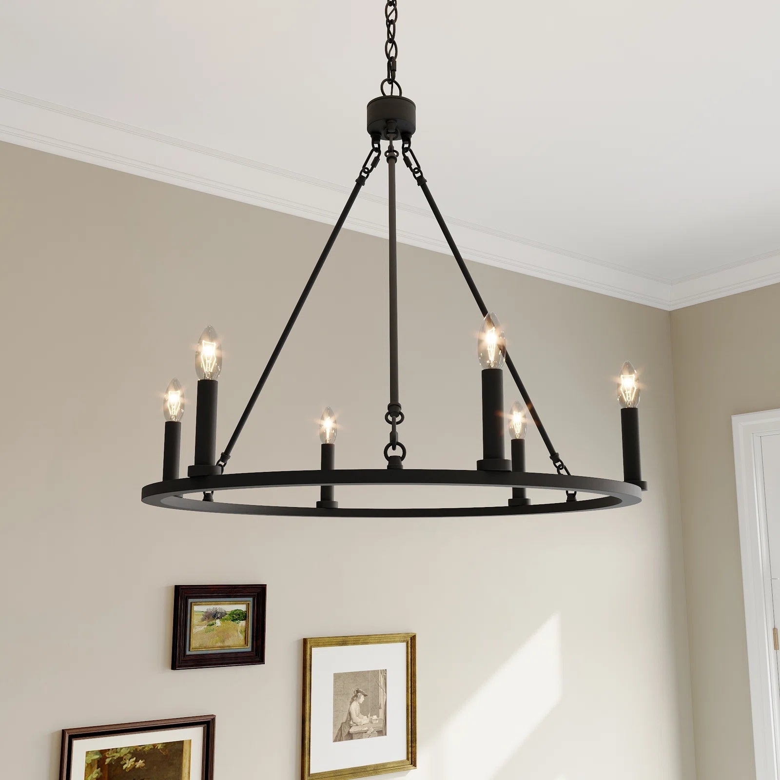 Mjolkuvyo Modern Minimalist Metal Chandelier - Neutralighting