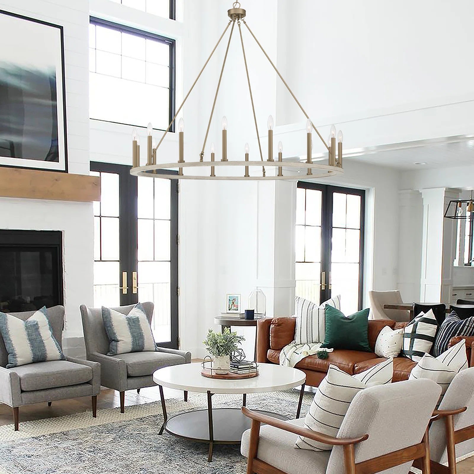 Mjolkuvyo Modern Minimalist Metal Chandelier - Neutralighting