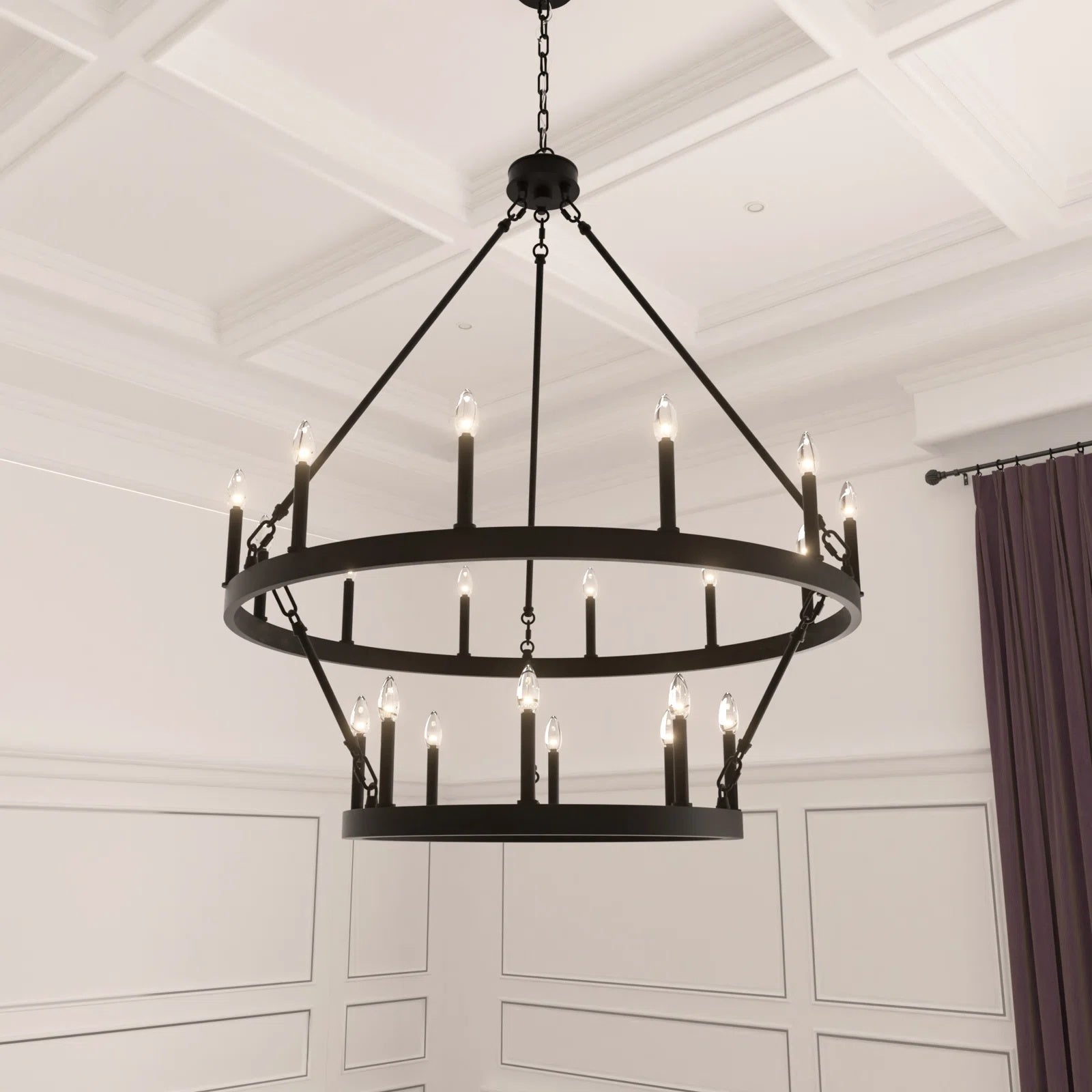 Mjolkuvyo Modern Minimalist Metal Chandelier - Neutralighting