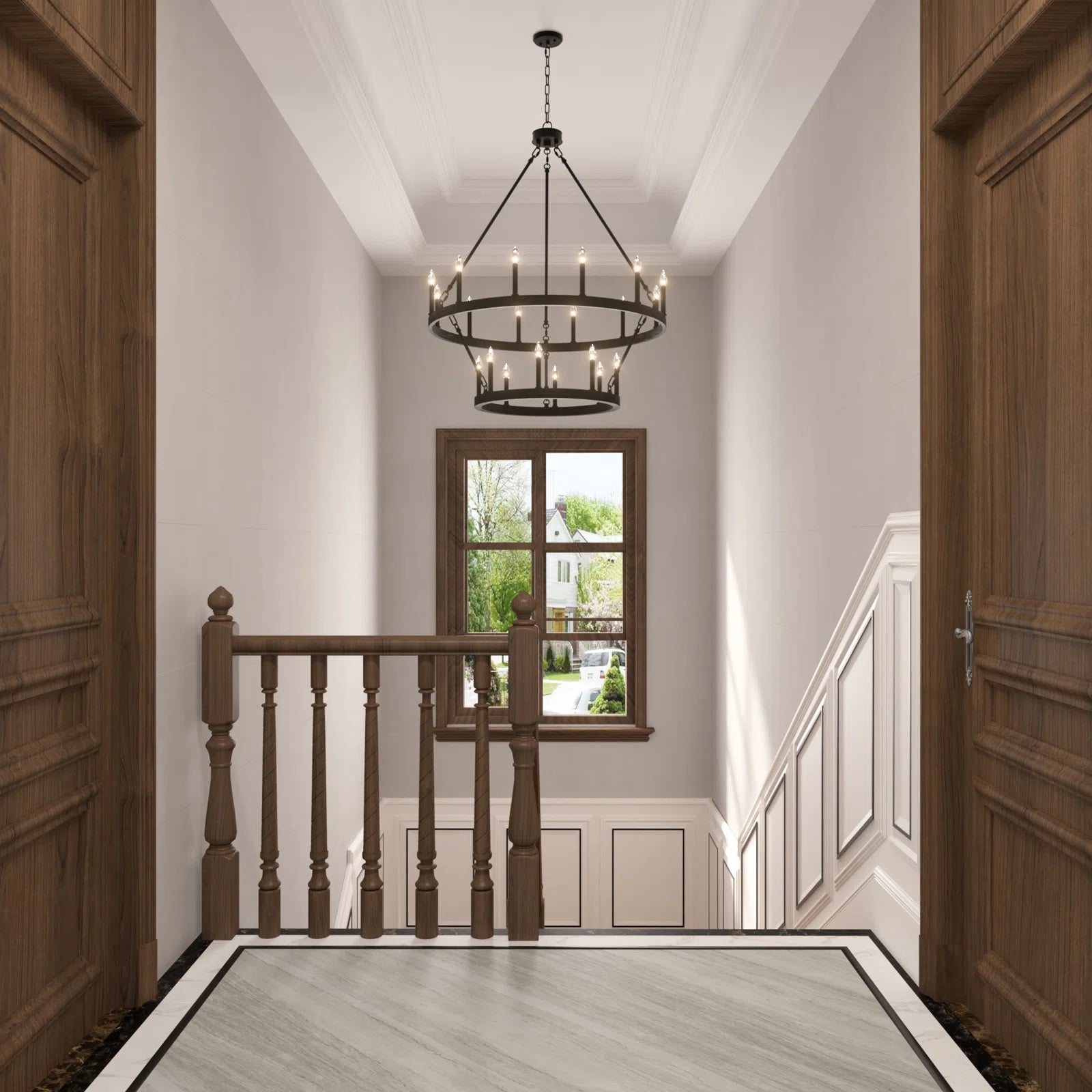 Mjolkuvyo Modern Minimalist Metal Chandelier - Neutralighting