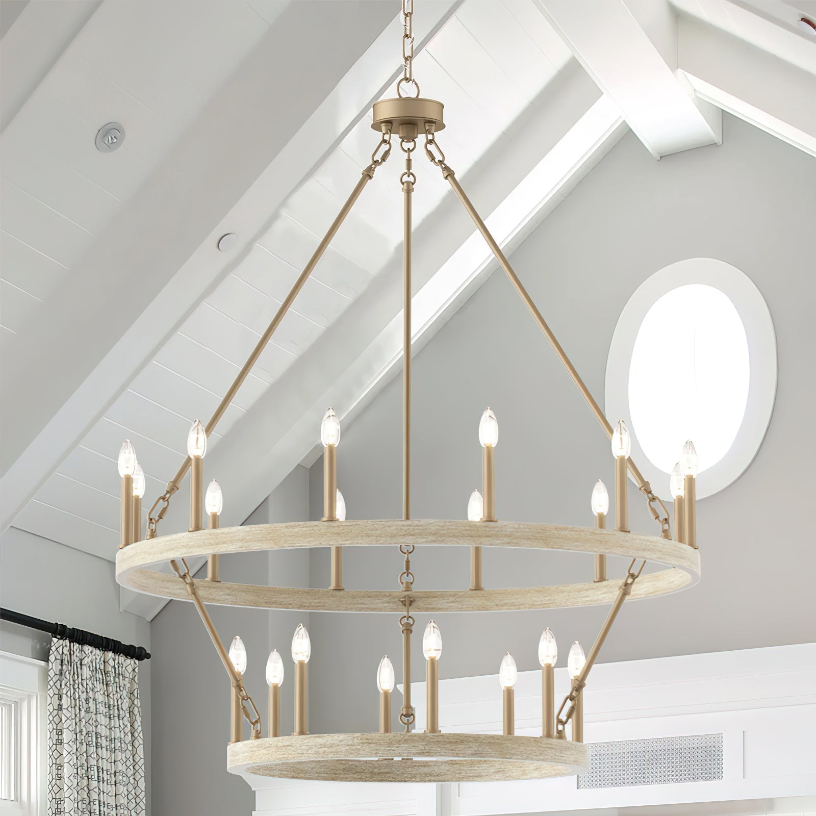 Mjolkuvyo Modern Minimalist Metal Chandelier - Neutralighting