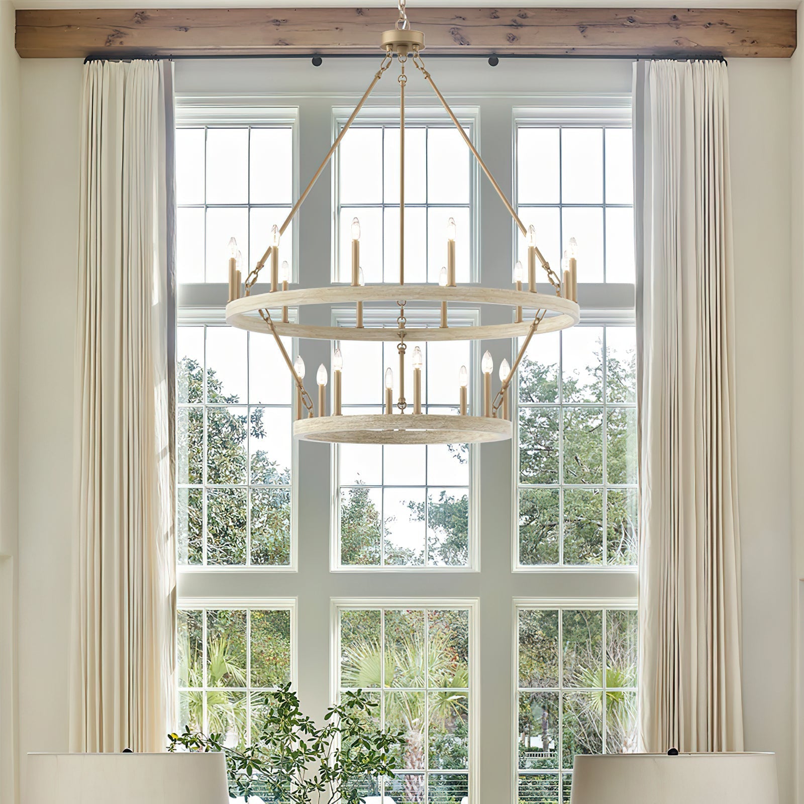 Mjolkuvyo Modern Minimalist Metal Chandelier - Neutralighting