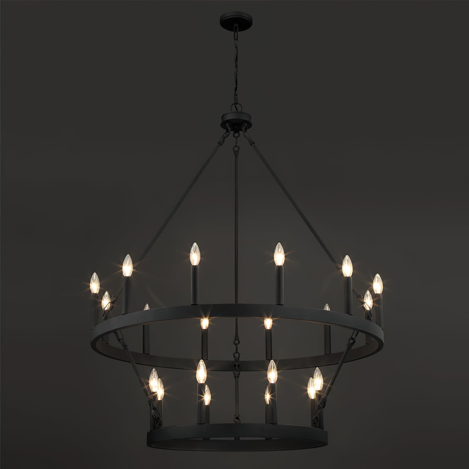 Mjolkuvyo Modern Minimalist Metal Chandelier - Neutralighting