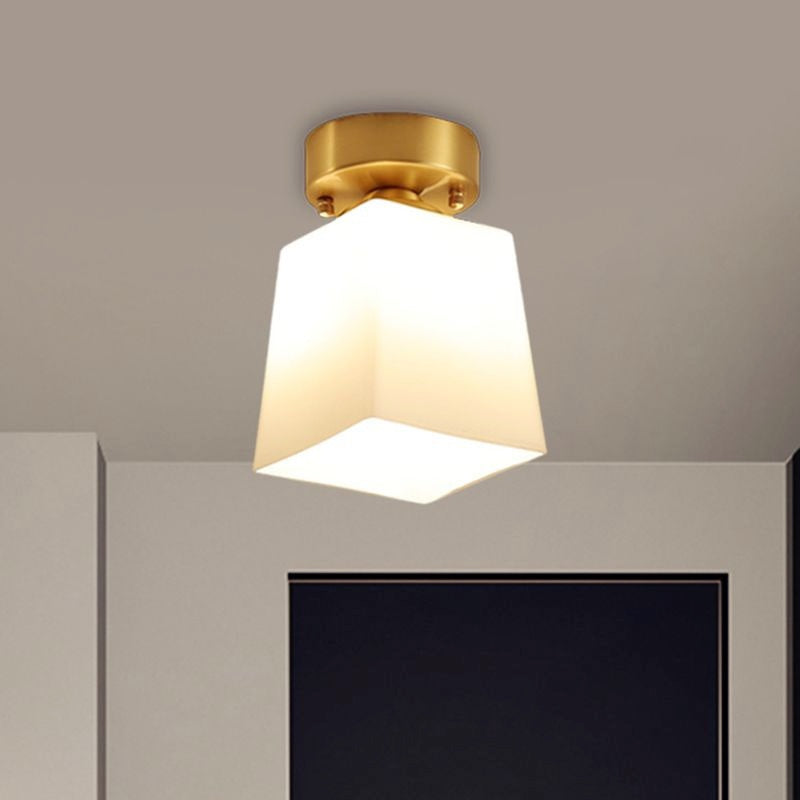 Arisha Retro Metal Flush Mount Ceiling Light Brass - Neutralighting