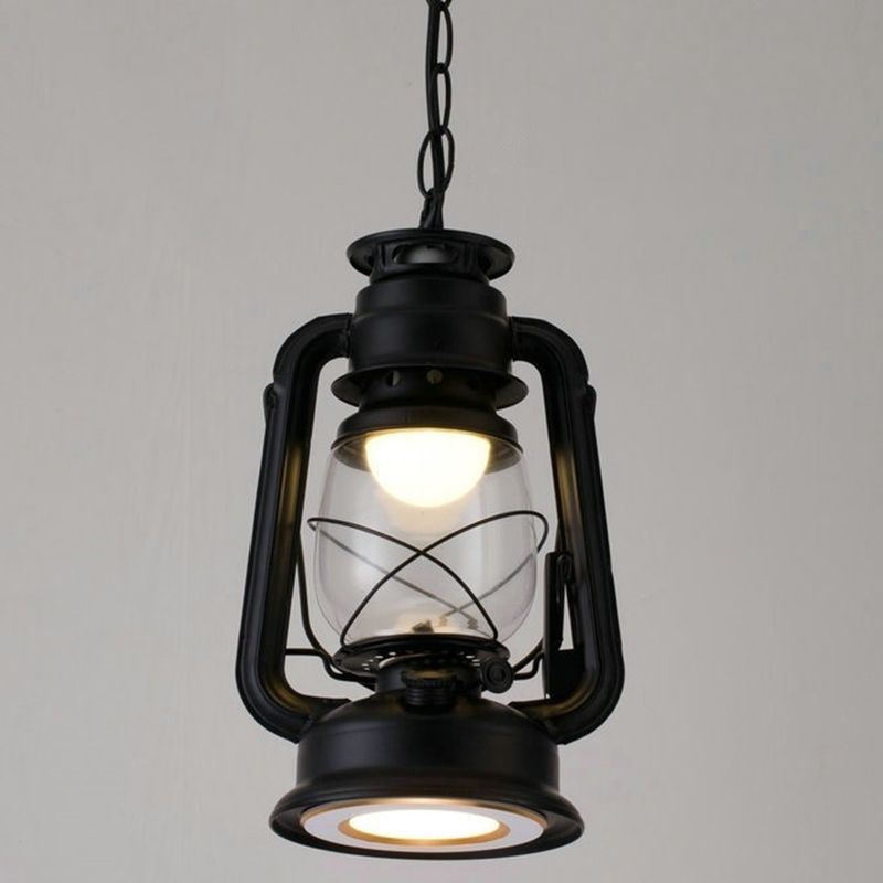 Silva Vintage Rustic Kerosene Pendant Light, 3 Color, 4 Style - Neutralighting
