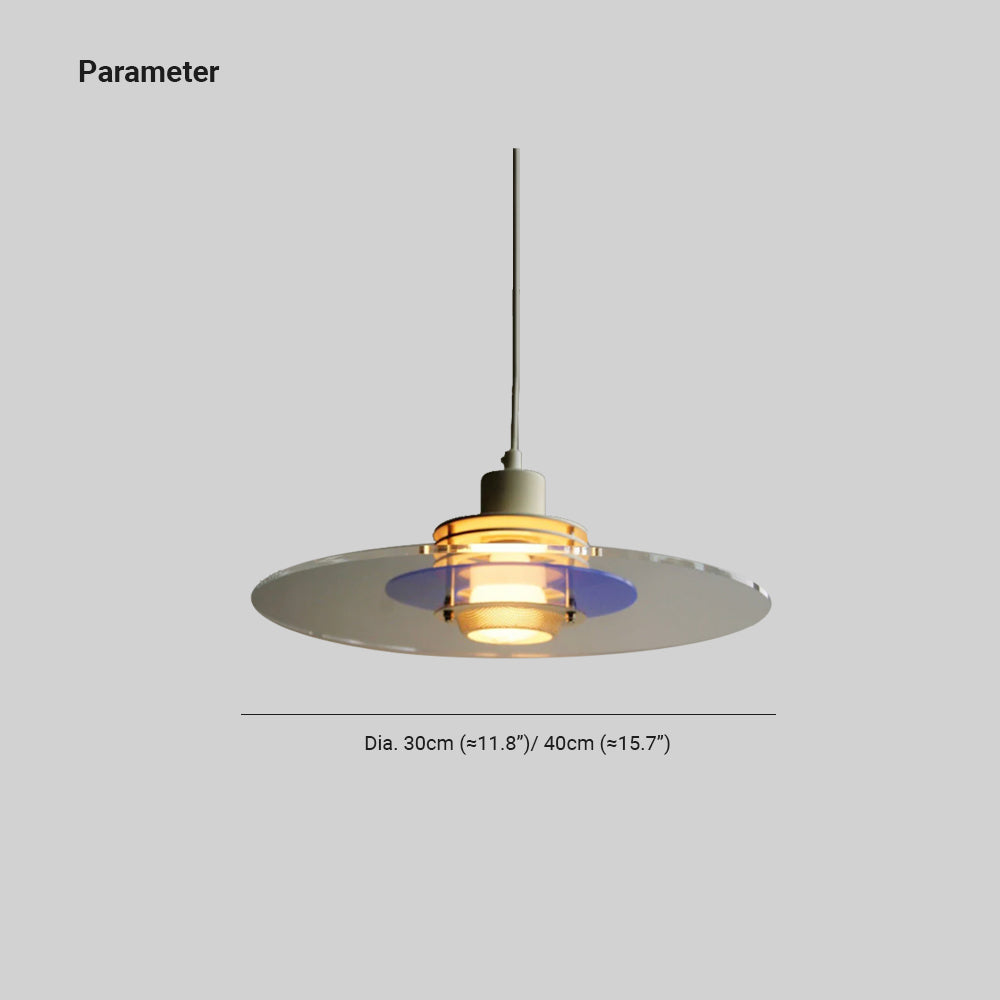Valentina Minimalism LED Pendant Light Metal/Glass/Acrylic Bedroom - Neutralighting