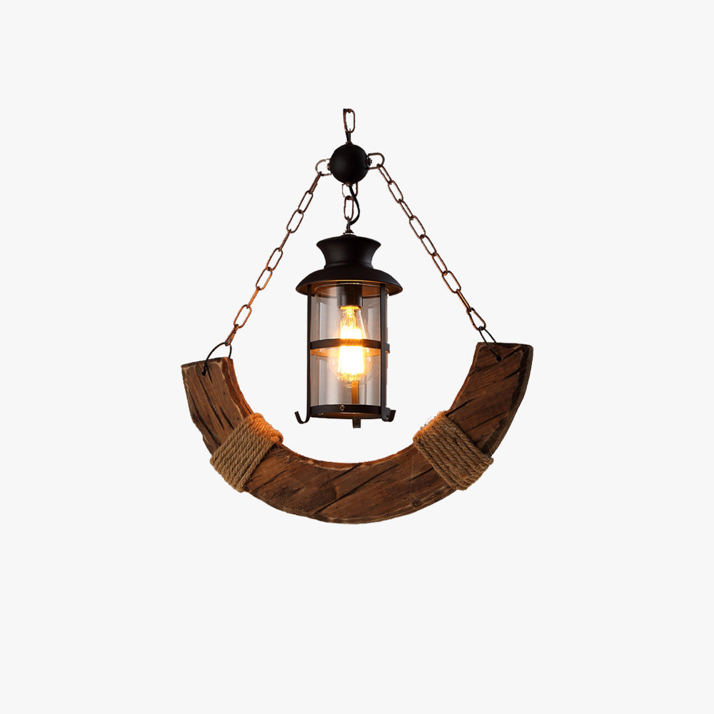 Epoch Decorative Pendant Light Wood Brown Dining Room Living Room - Neutralighting