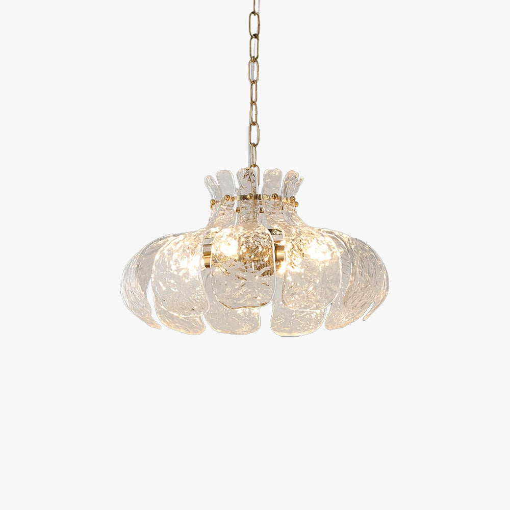 Arisha Modern Pear Shaped Chandelier Ice Melting Glass Bedroom - Neutralighting