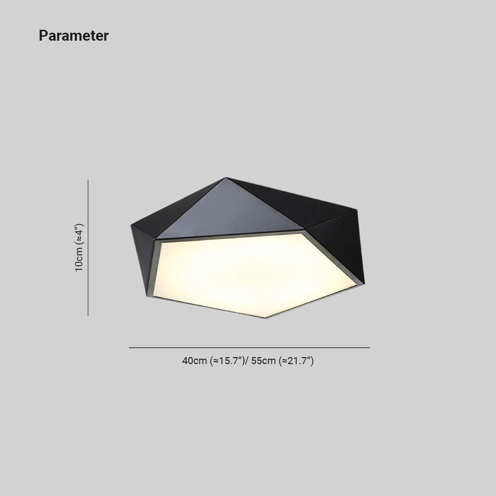 Arisha Flush Mount Ceiling Light, DIA 40/55CM - Neutralighting