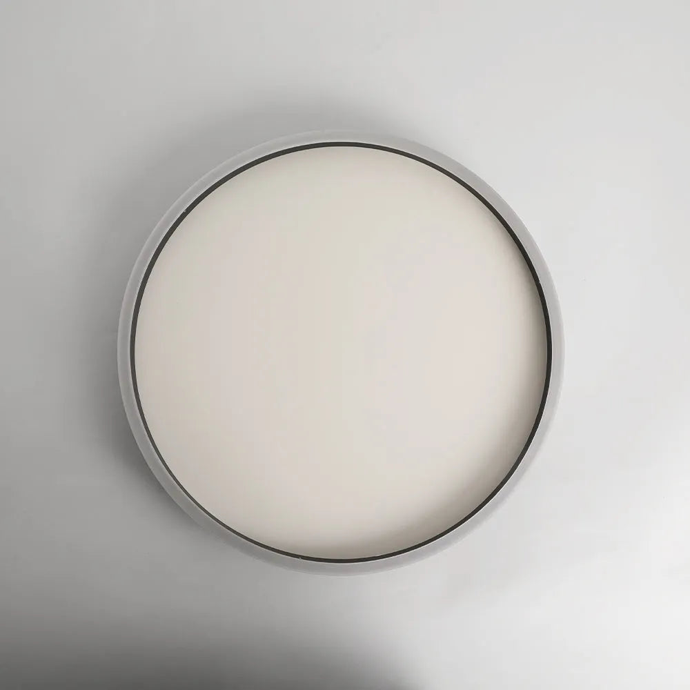 Arisha Minimalist Ring Metal Flush Mount Ceiling Light, Black - Neutralighting
