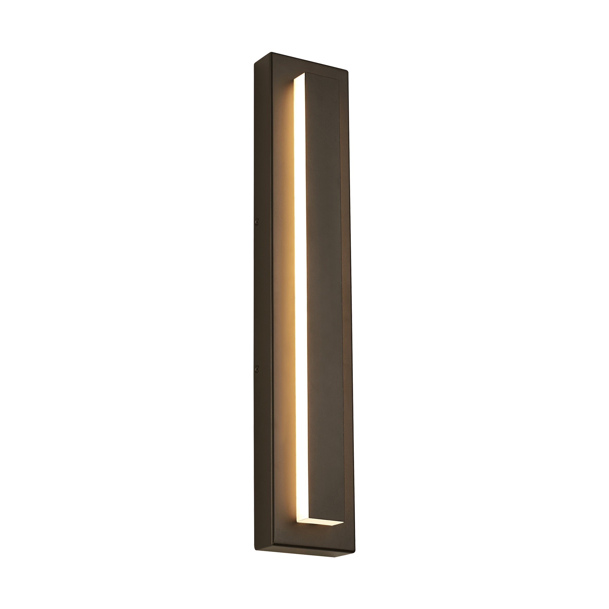 Kasso Modern Square Metal Outdoor Wall Lamp, Dark/Gray Bronze - Neutralighting
