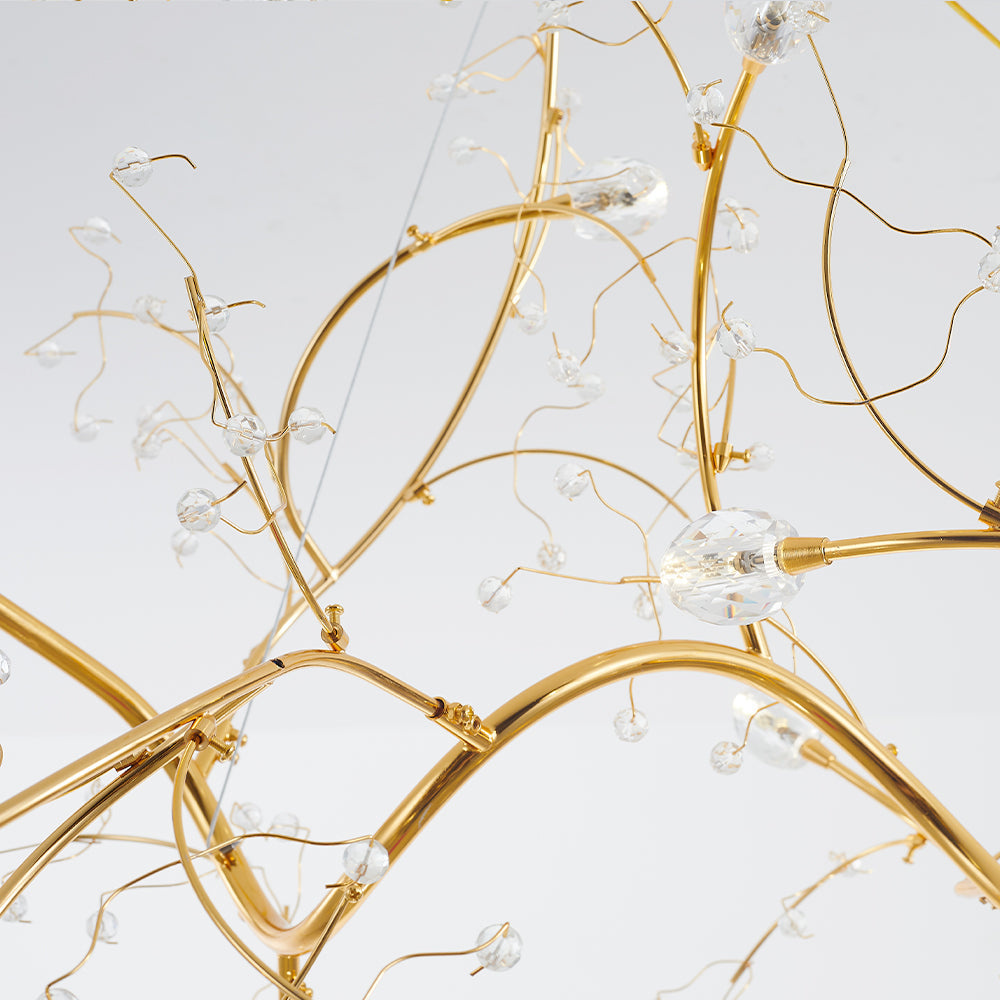 Olivia Romantic Art Deco Branch Pendant Light - Neutralighting