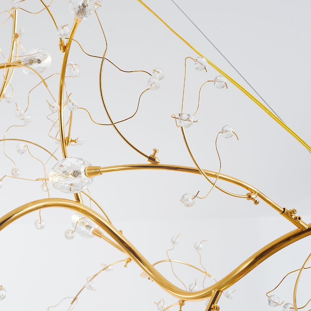 Olivia Romantic Art Deco Branch Pendant Light - Neutralighting