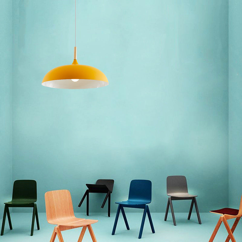 Aria Modern Pendant Light Dome Macaron Dining Room - Neutralighting