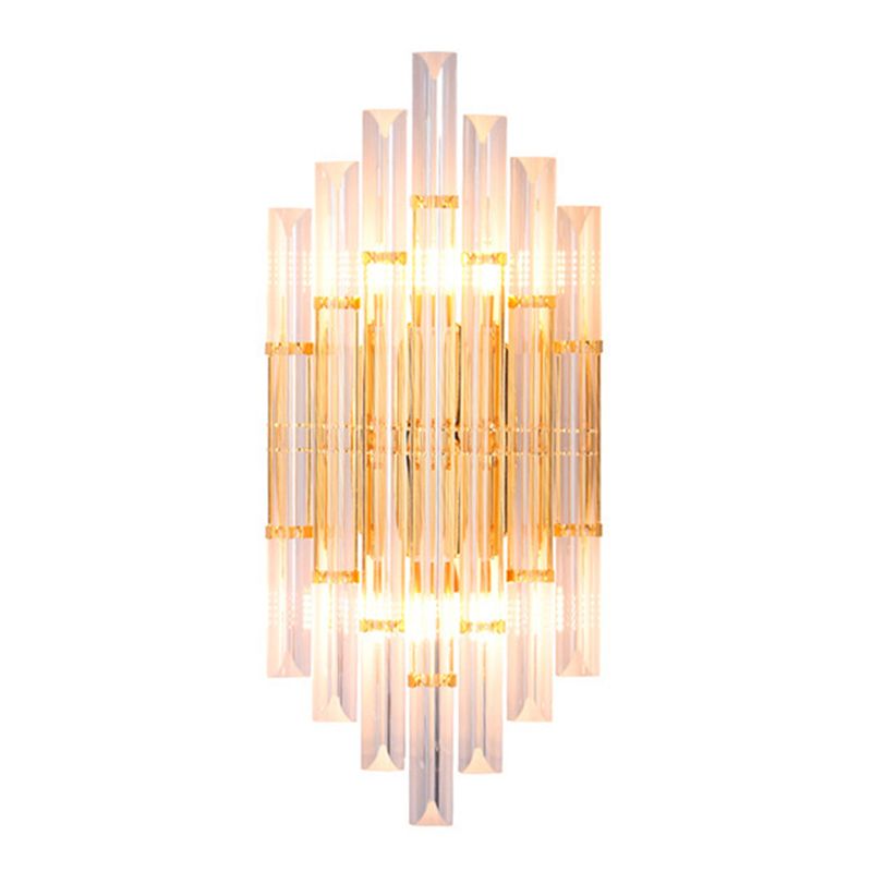 Kristy Luxury Gold Crystal Bedroom Bedside Wall Lamp - Neutralighting