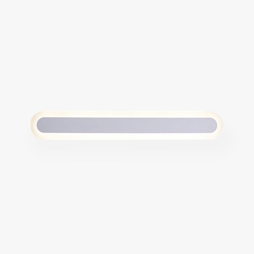 Arisha Modern Linear Vanity Wall Lamp, White/Brown, Bathroom - Neutralighting