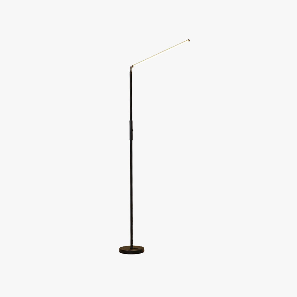 Edge Minimalistic Linear Floor Lamp, Metal, Black/White - Neutralighting