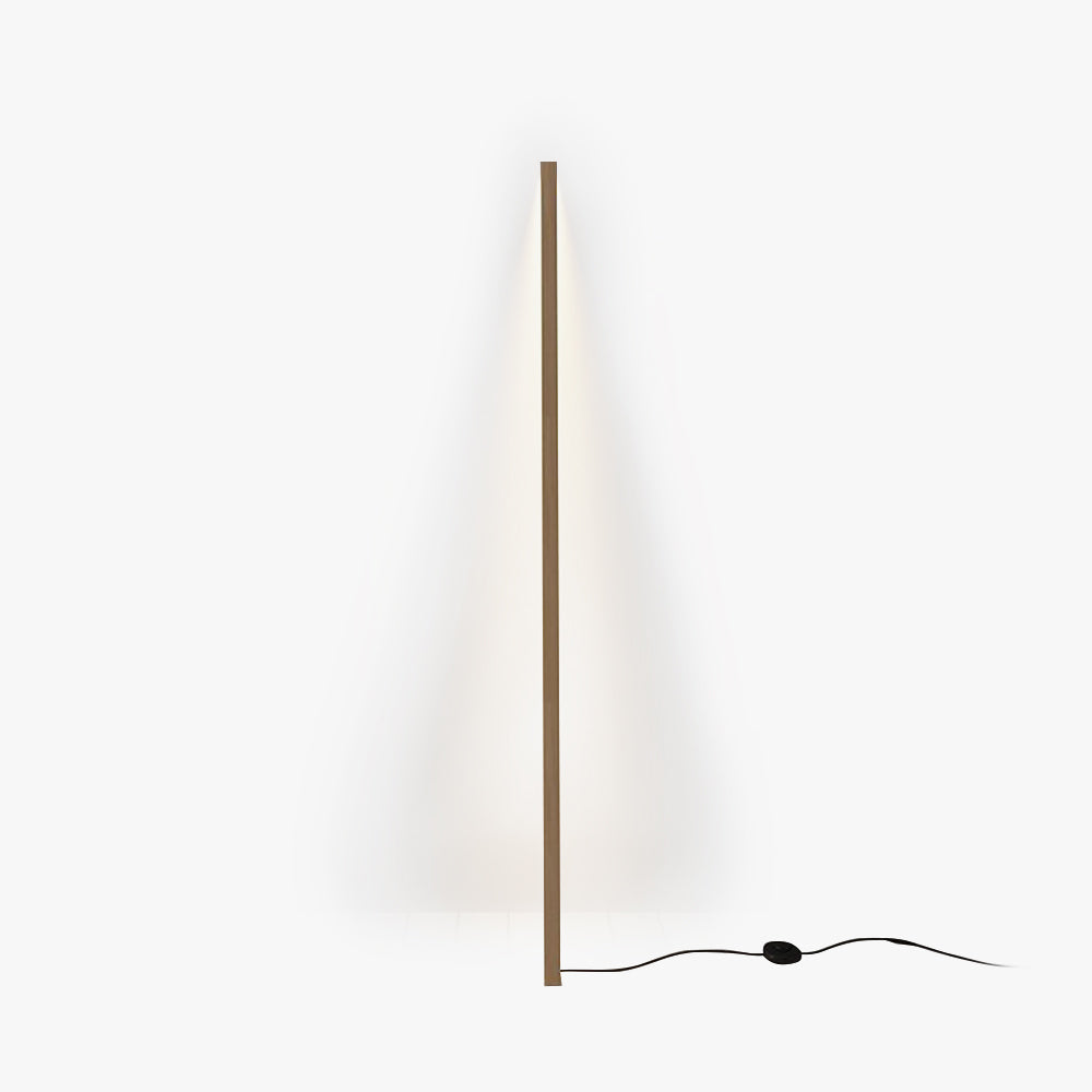 Ozawa Minimalist Linear Nature Wooden Floor Lamp - Neutralighting