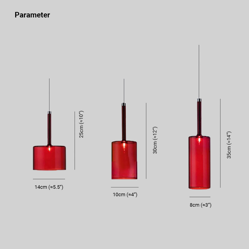 Valentina Minimalist Modern Glass LED Pendant Light, 3 Style - Neutralighting