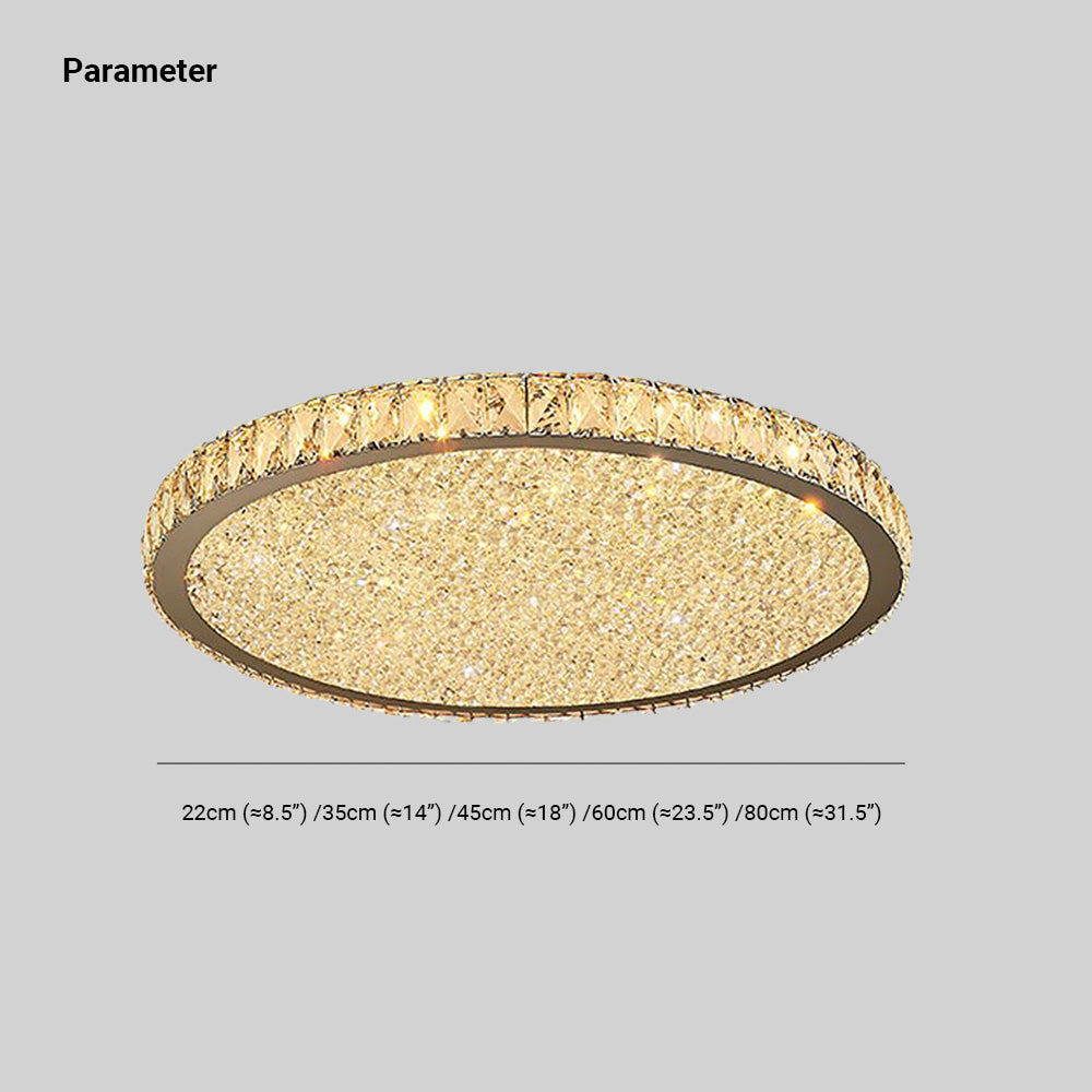 Eliza Luxury Crystal Ceiling Light