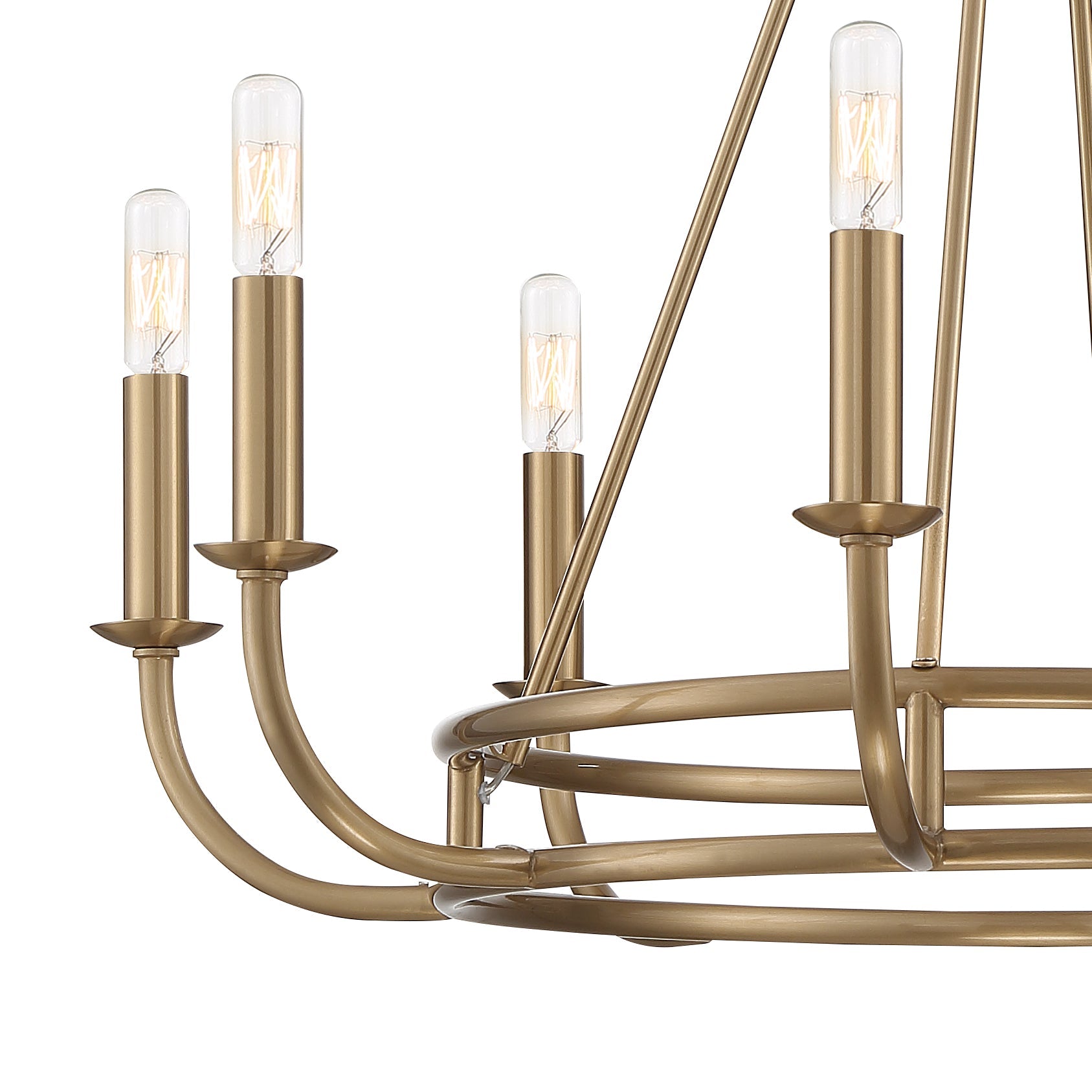 Xenuvyh Modern Minimalist Vintage Industrial Metal Chandelier - Neutralighting