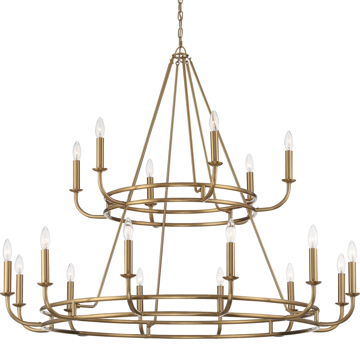 Xenuvyh Modern Minimalist Vintage Industrial Metal Chandelier - Neutralighting