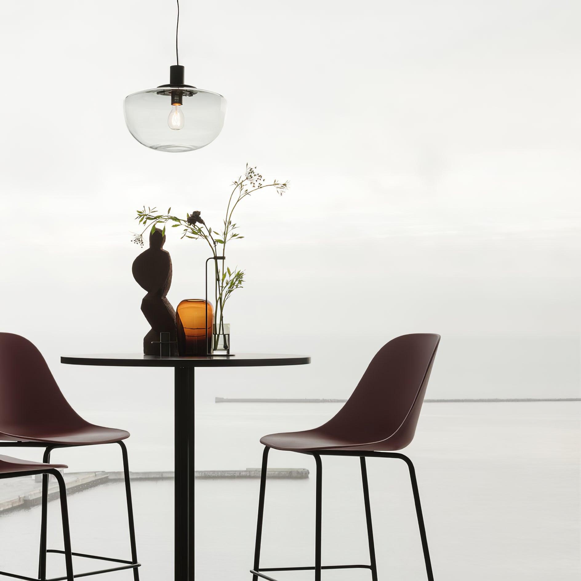 Pendant Lamp Glass Dome Metal Mount Minimalist Relax - Neutralighting