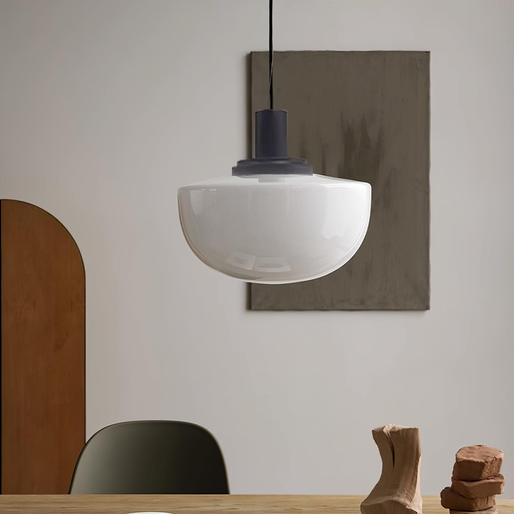 Pendant Lamp Glass Dome Metal Mount Minimalist Relax - Neutralighting