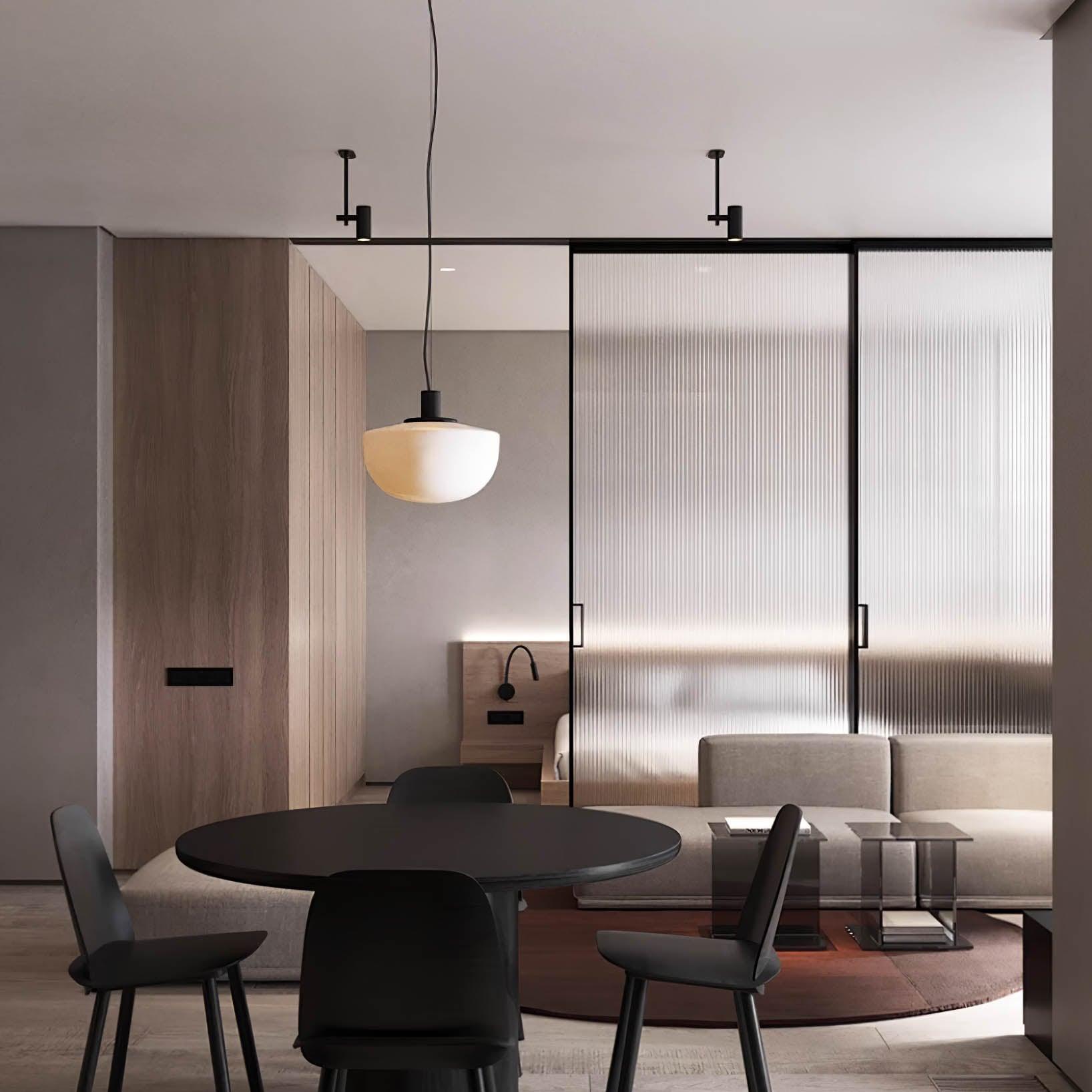 Pendant Lamp Glass Dome Metal Mount Minimalist Relax - Neutralighting