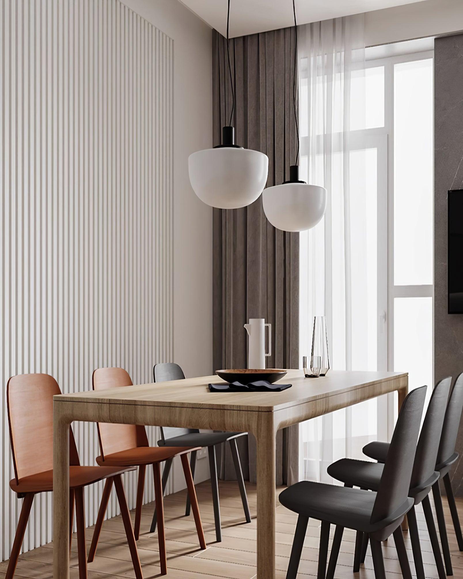 Pendant Lamp Glass Dome Metal Mount Minimalist Relax - Neutralighting