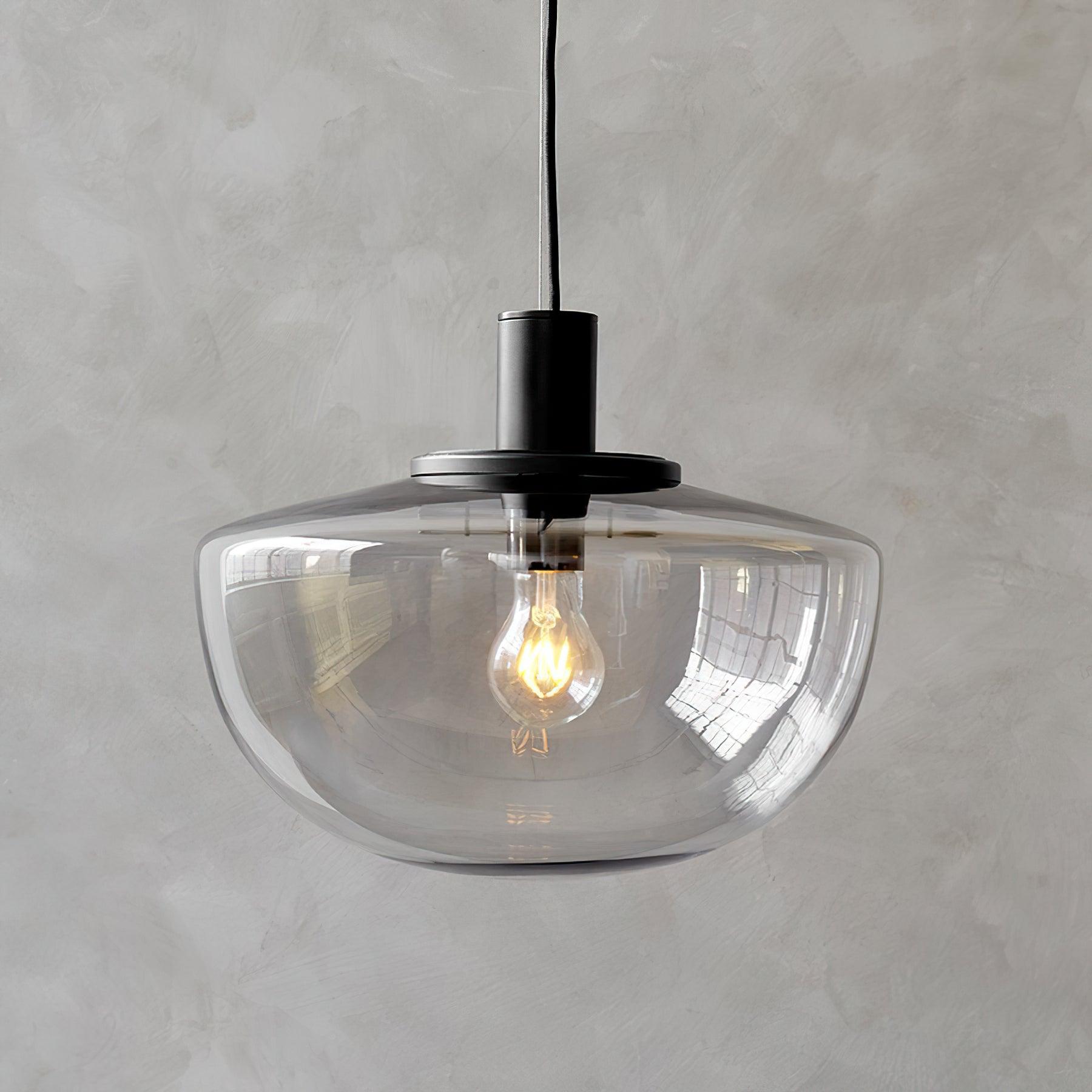 Pendant Lamp Glass Dome Metal Mount Minimalist Relax - Neutralighting