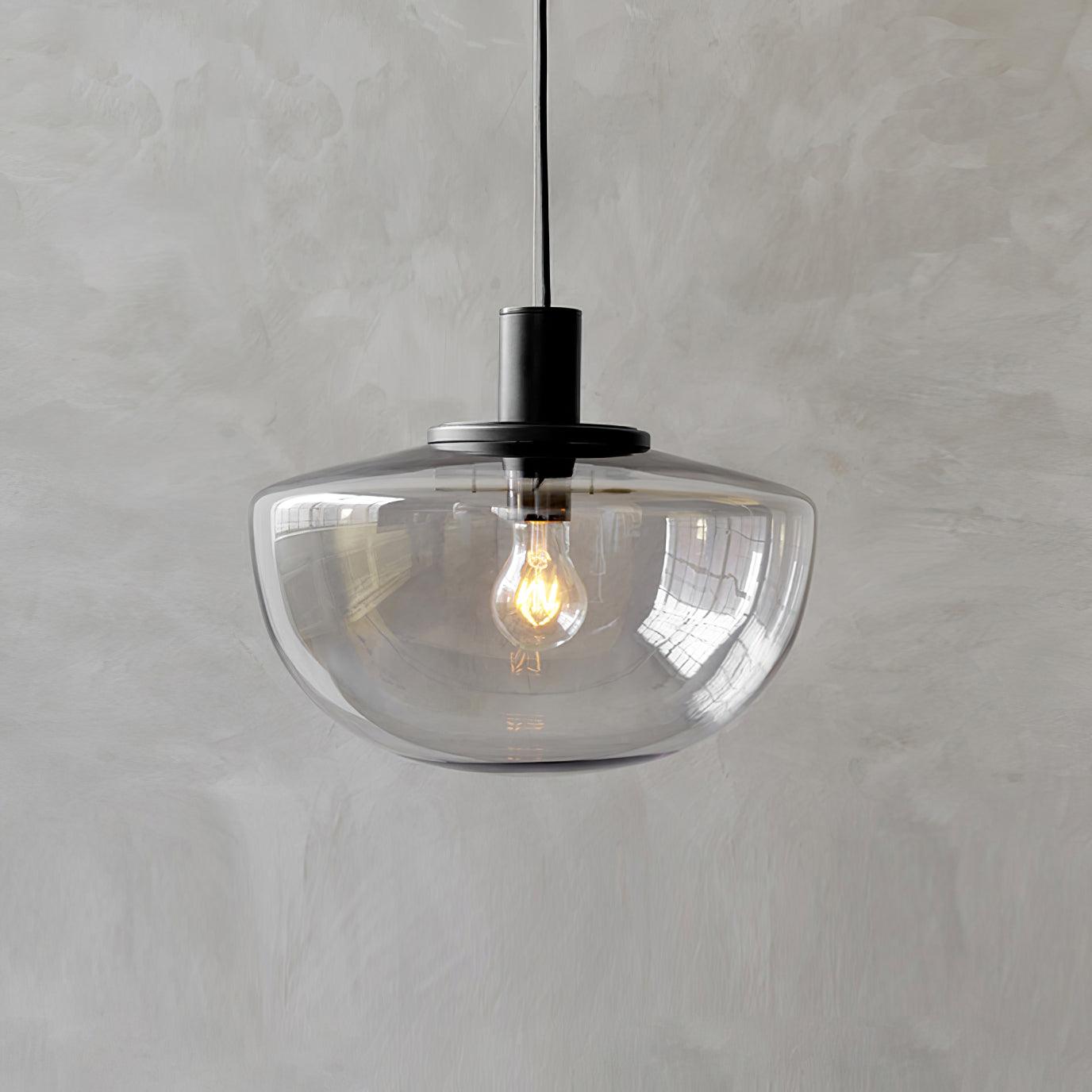 Pendant Lamp Glass Dome Metal Mount Minimalist Relax - Neutralighting