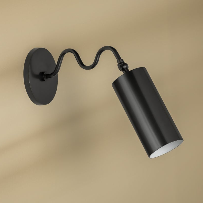 Vatnuvyu Modern Minimalist Fabric Metal Wall Lamp - Neutralighting
