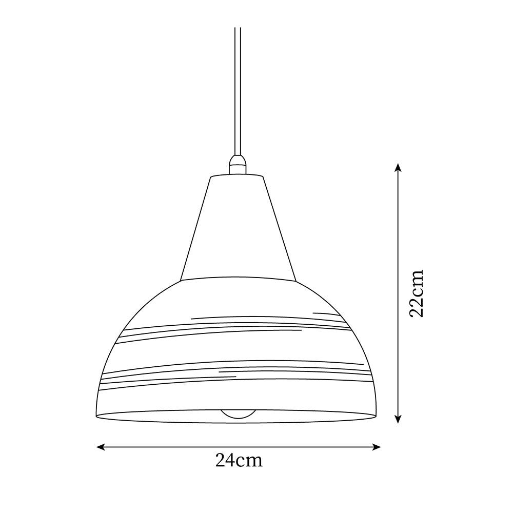 Pendant Lamp Textured Ceramic Shade Tapered Nordic Minimalist - Neutralighting