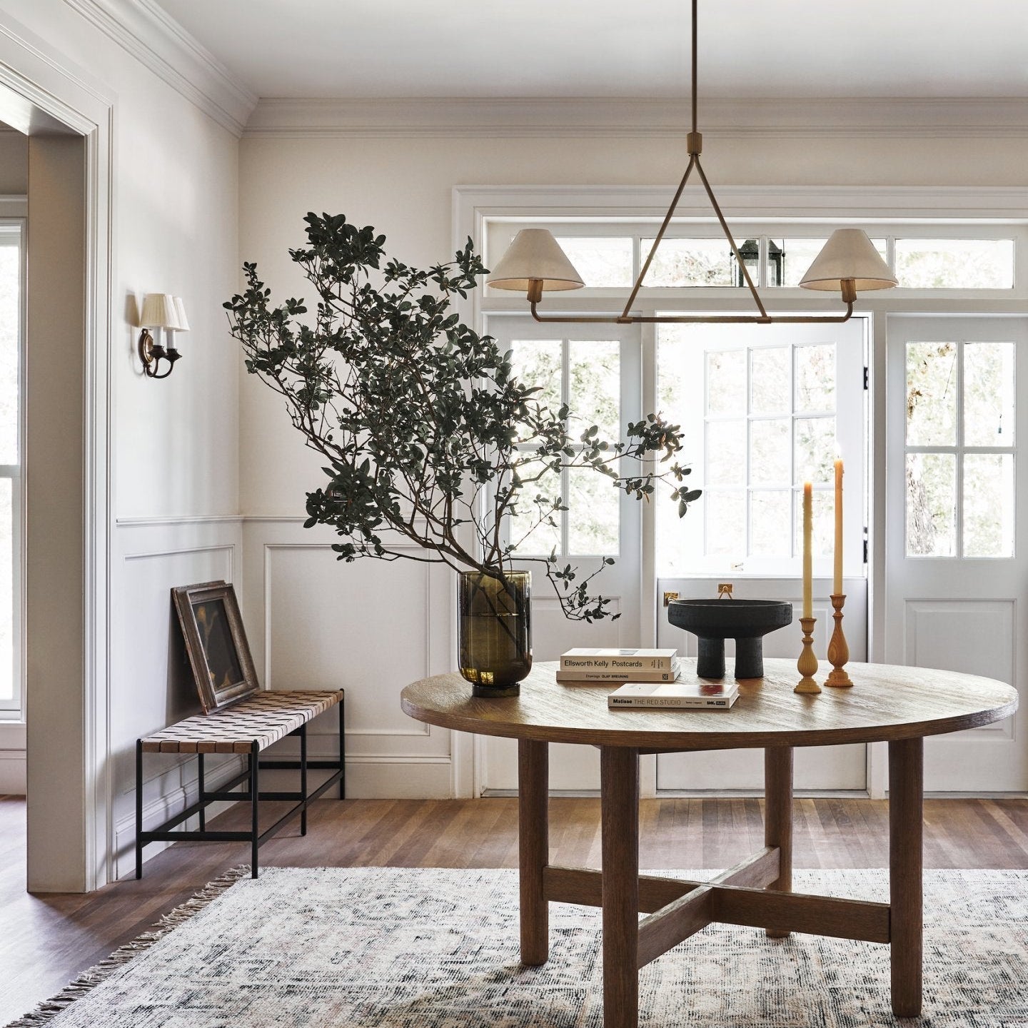 Ornuvyh Vintage Industrial Metal Fabric Chandelier - Neutralighting