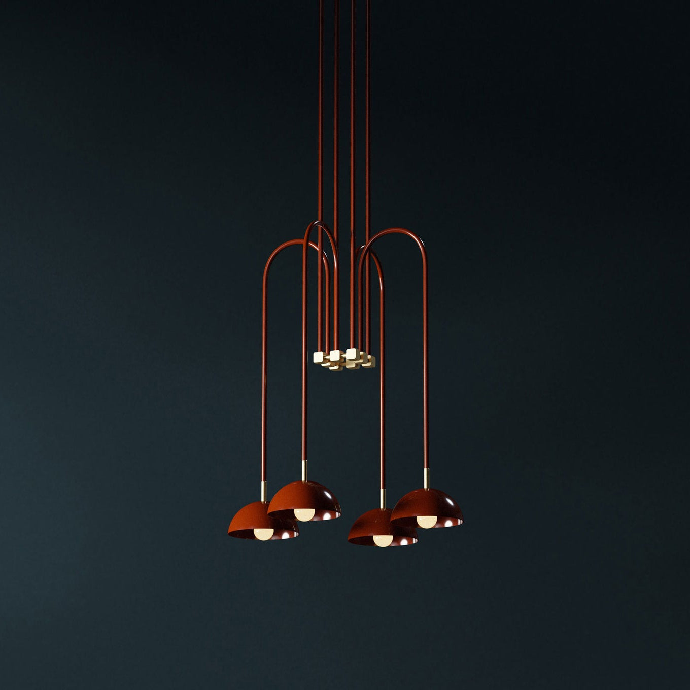 Blikuvyh Vintage Industrial Atelier Brass Metal Chandelier - Neutralighting