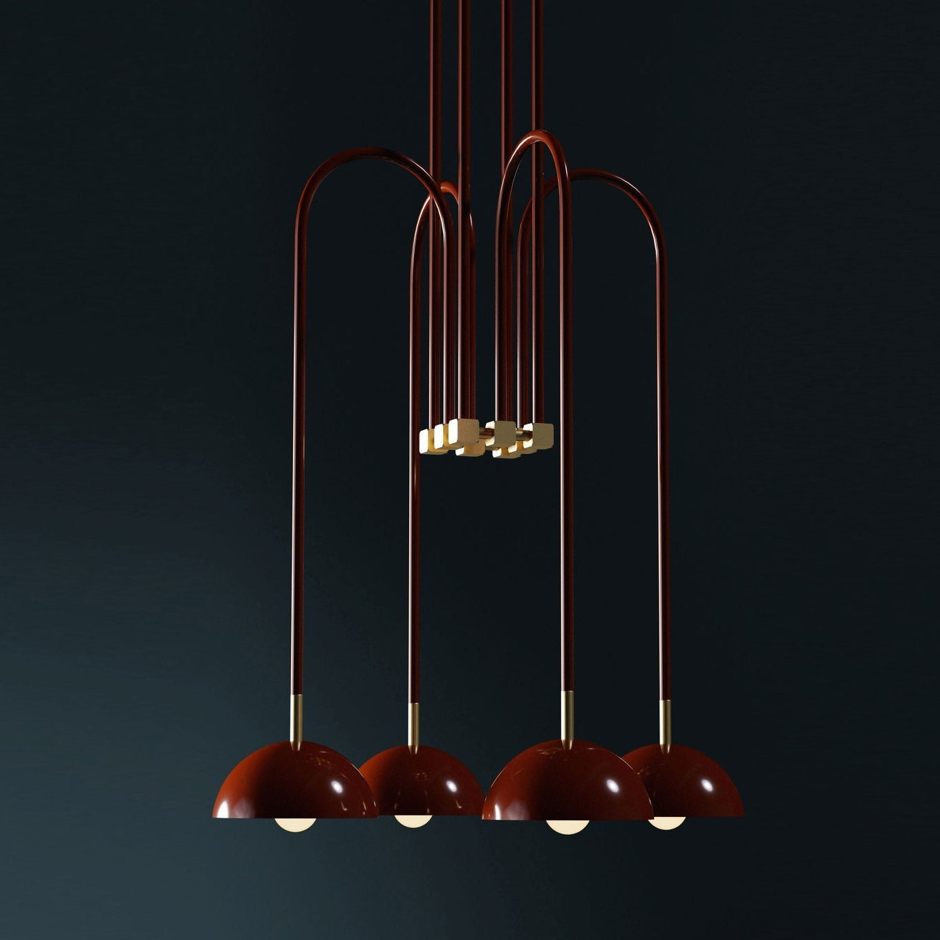 Blikuvyh Vintage Industrial Atelier Brass Metal Chandelier - Neutralighting
