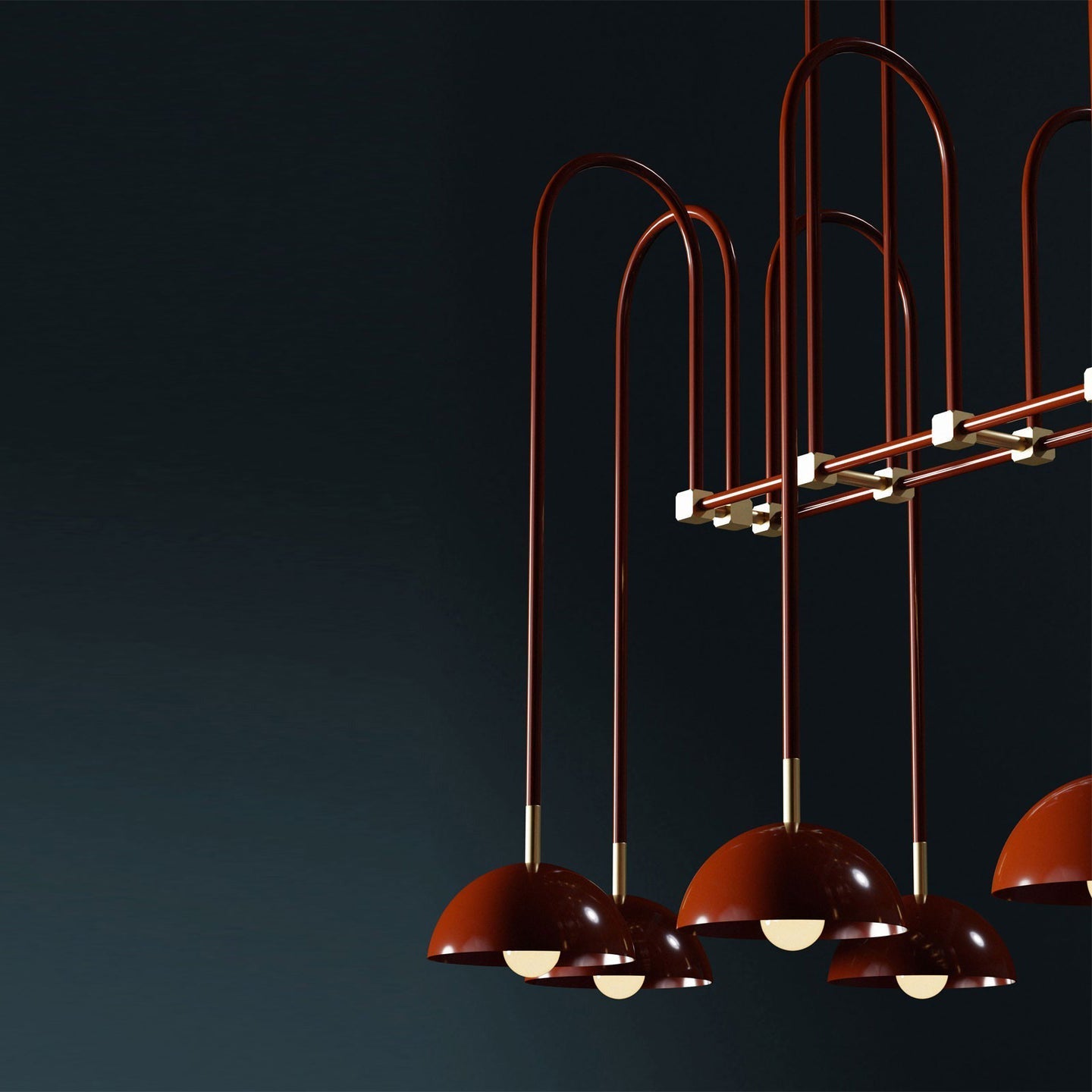 Blikuvyh Vintage Industrial Atelier Brass Metal Chandelier - Neutralighting