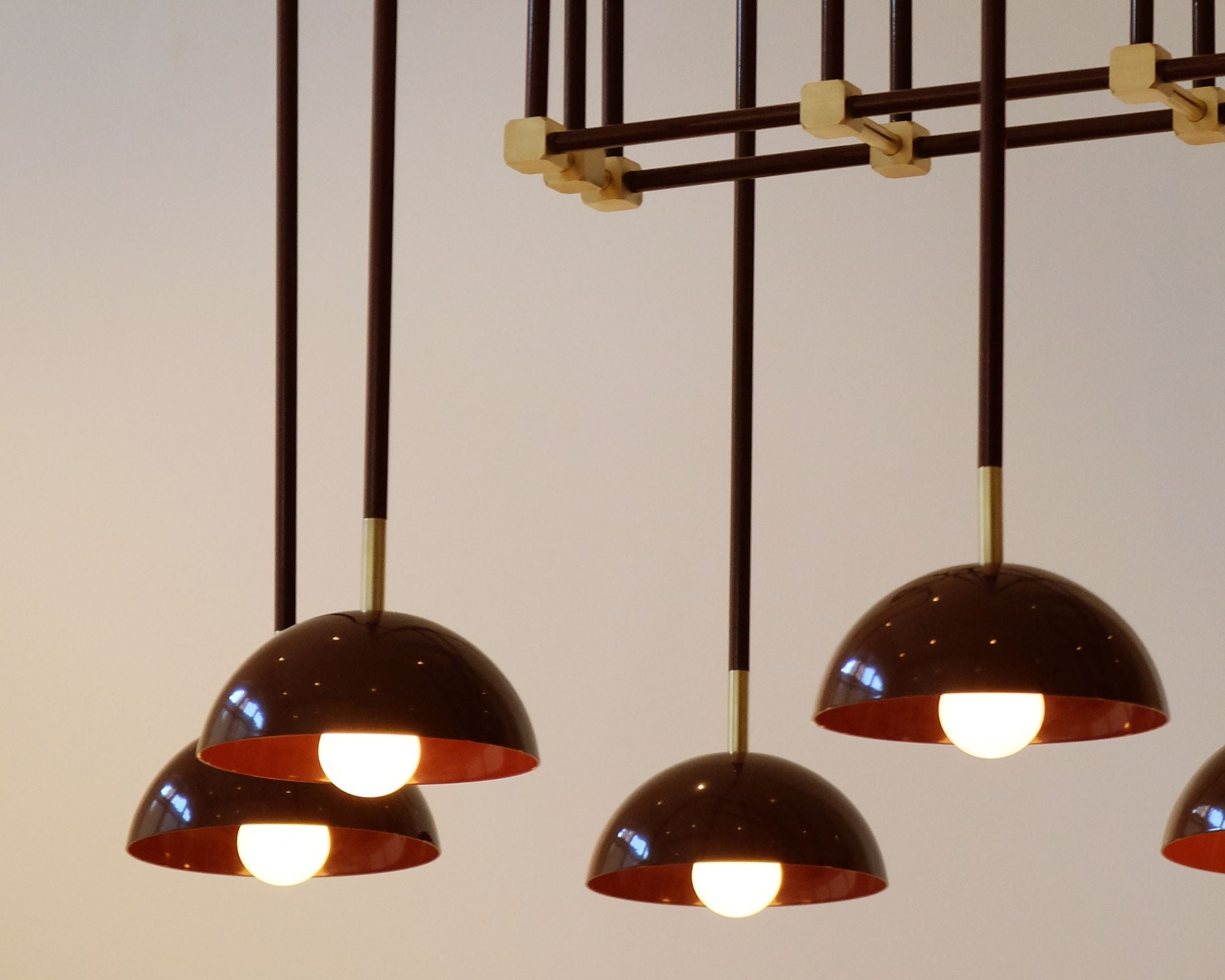 Blikuvyh Vintage Industrial Atelier Brass Metal Chandelier - Neutralighting