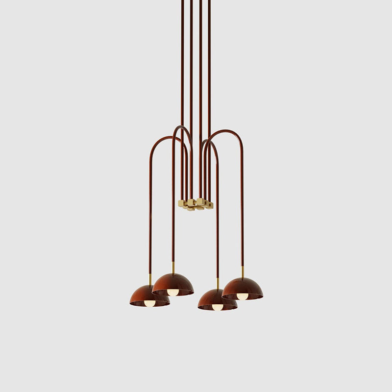 Blikuvyh Vintage Industrial Atelier Brass Metal Chandelier - Neutralighting