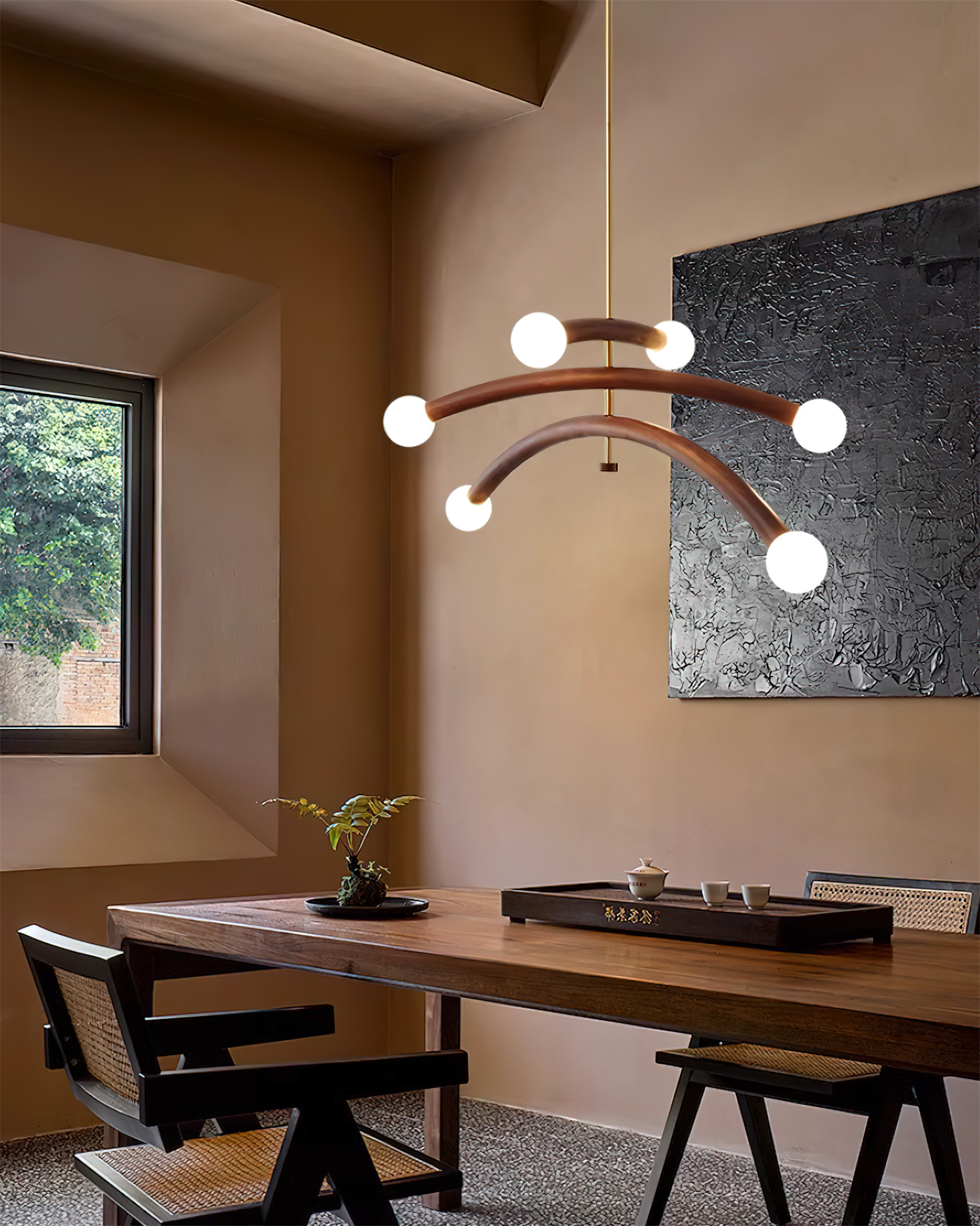 Aurevia Arc Globe Chandelier - Neutralighting