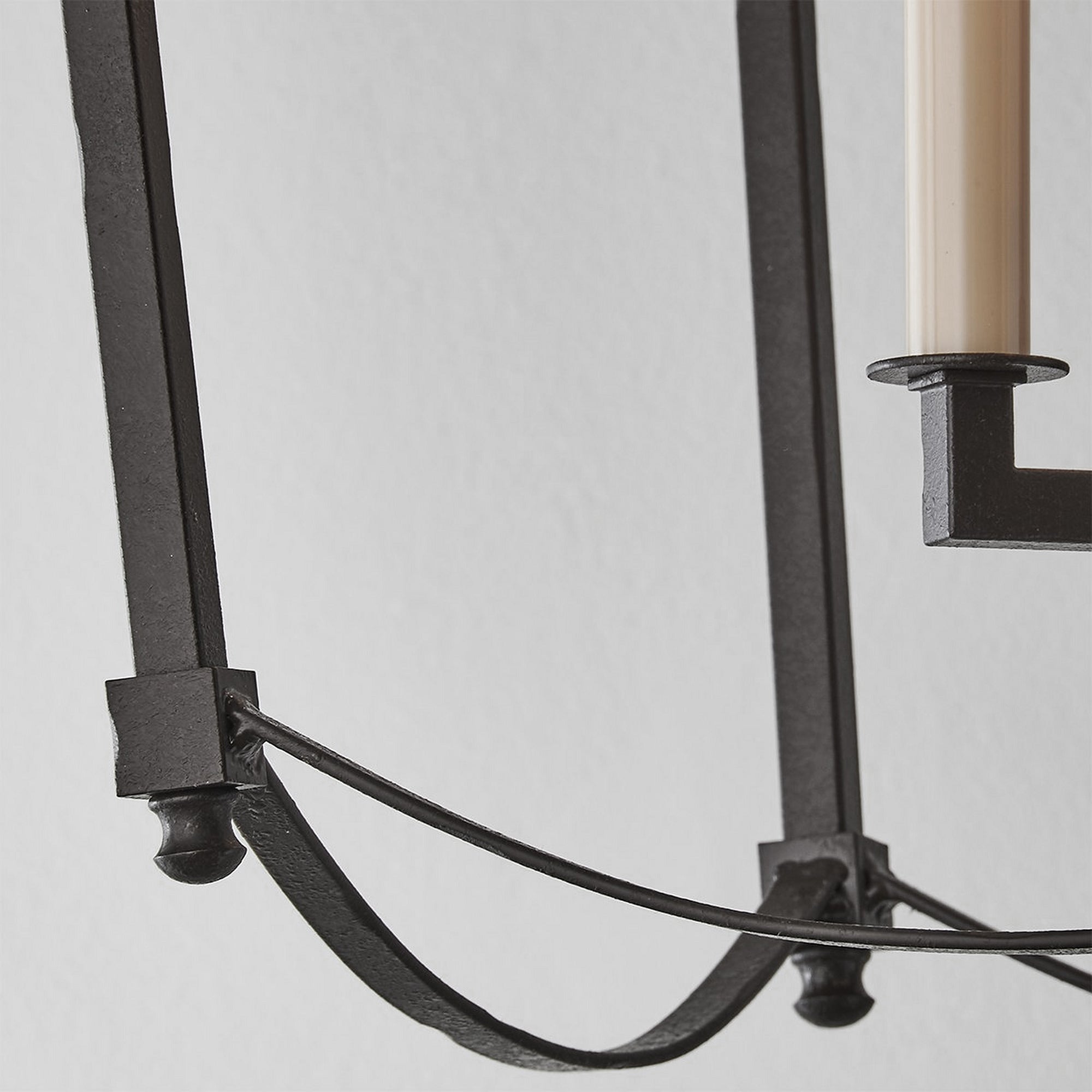 Xenuvyu Modern Minimalist Industrial Black Metal Lantern Pendant Lamp - Neutralighting