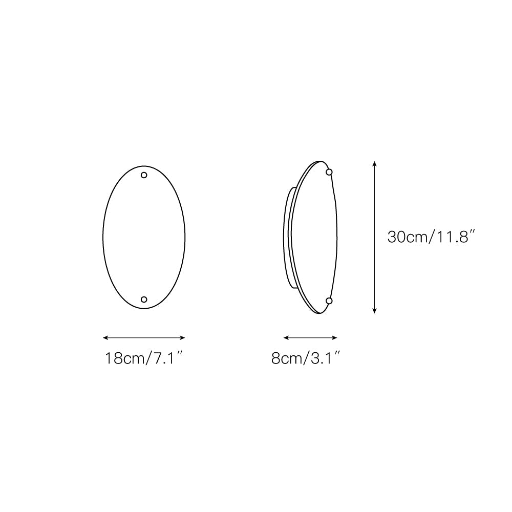 Yrvuvyu Modern Minimalist Marble Wall Lamp - Neutralighting
